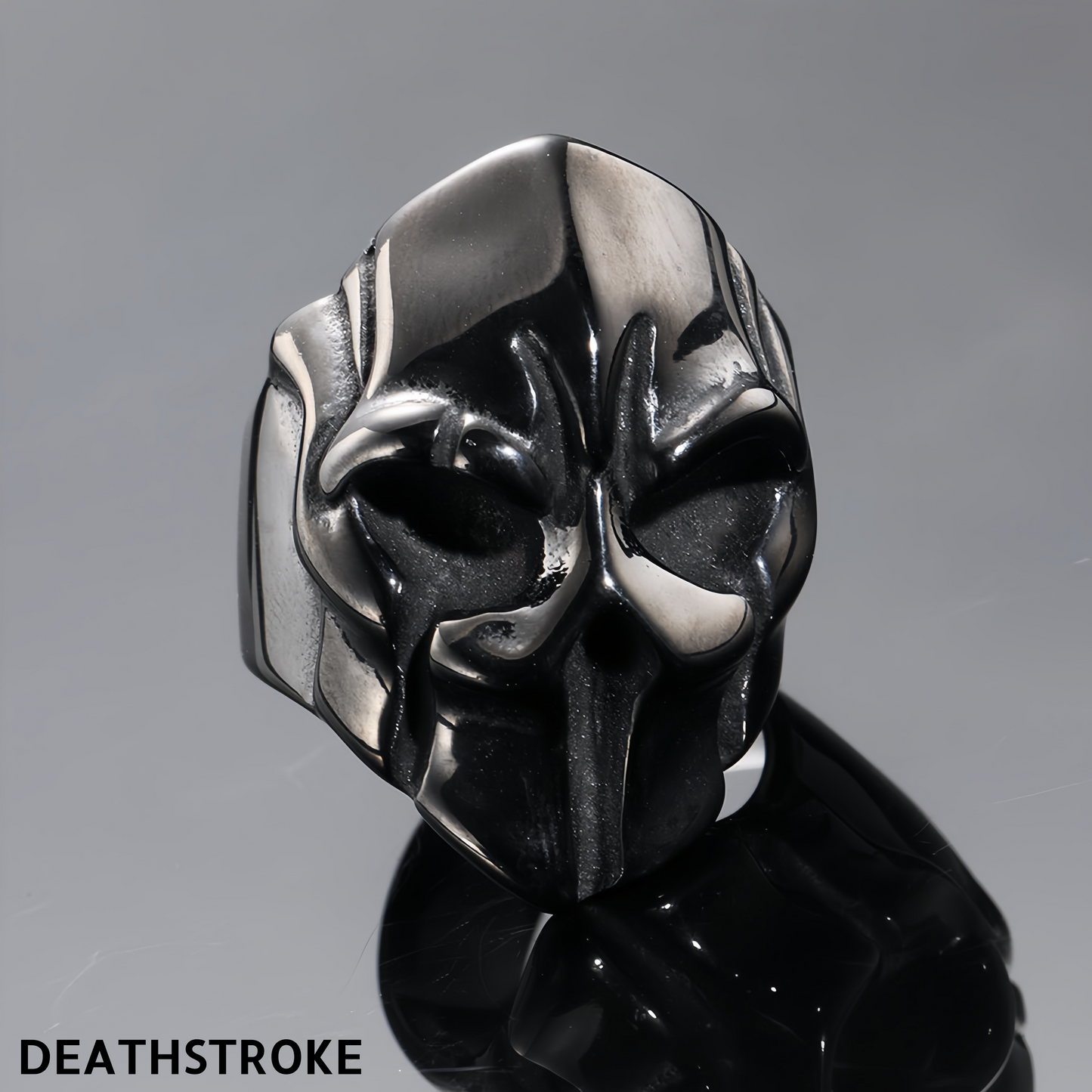 DEATHSTROKE- TITANIUM STEEL MEN'S RING