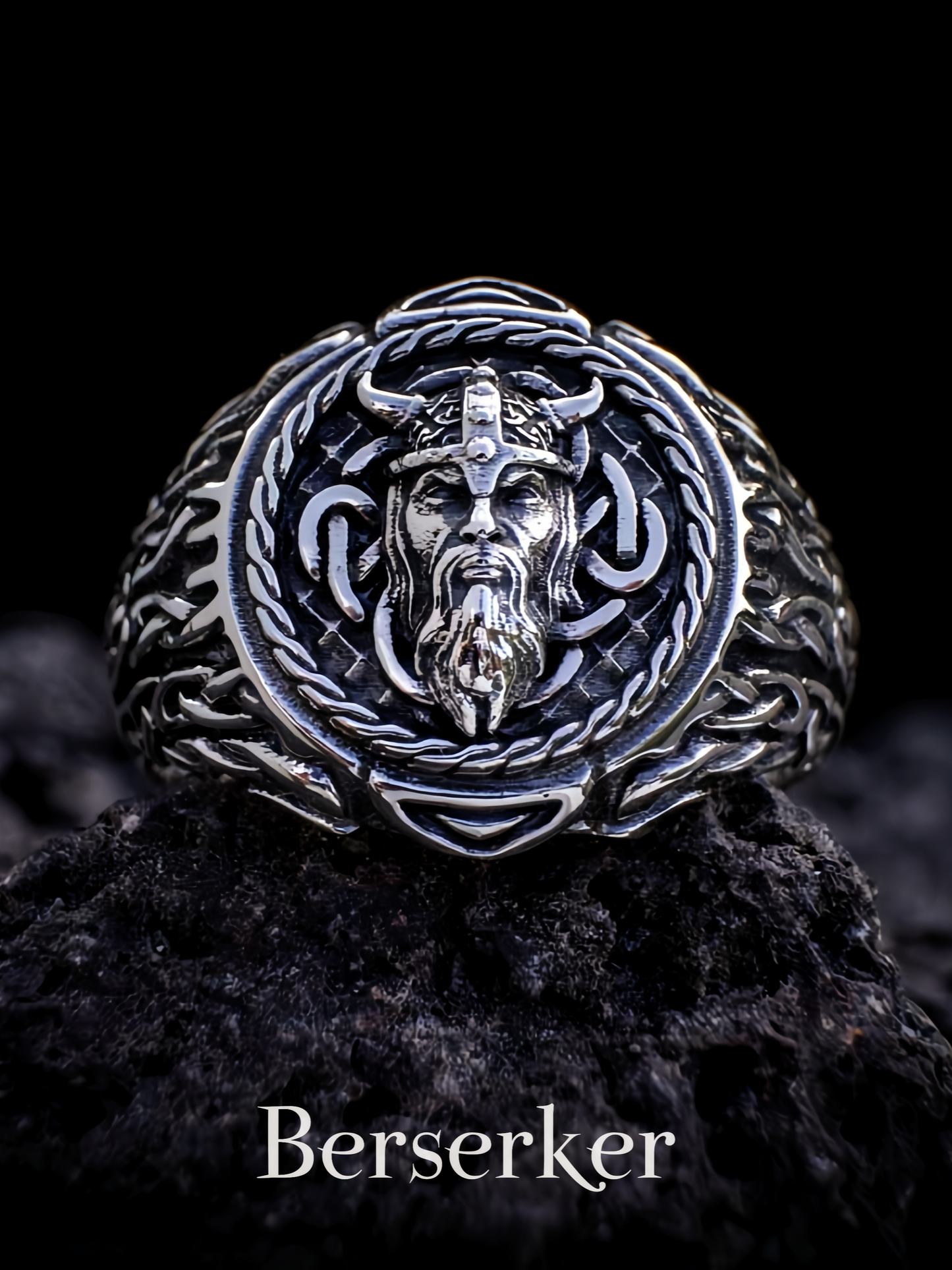 BERSERKER - VINTAGE VIKING RING NORDIC