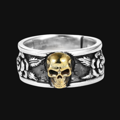 GRIM CROWN - VINTAGE SKULL RING